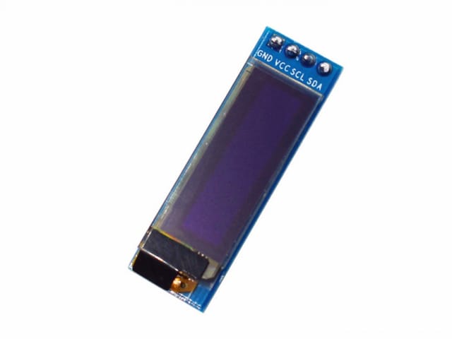 0.91" I2C OLED 128x32- Blue