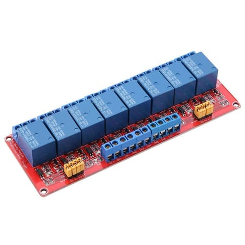 8 Channel Relay Module 5V High and Low Level Trigger Relay Module