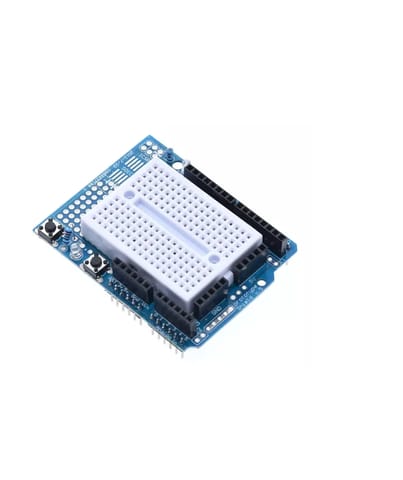 UNO Proto Shield prototype expansion board with SYB-170 mini breadboard