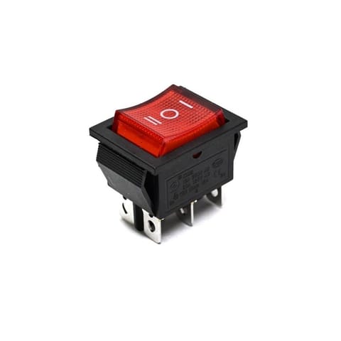 KCD2-203N-Rocker Switch DPDT-6Pin(ON-OFF-ON)