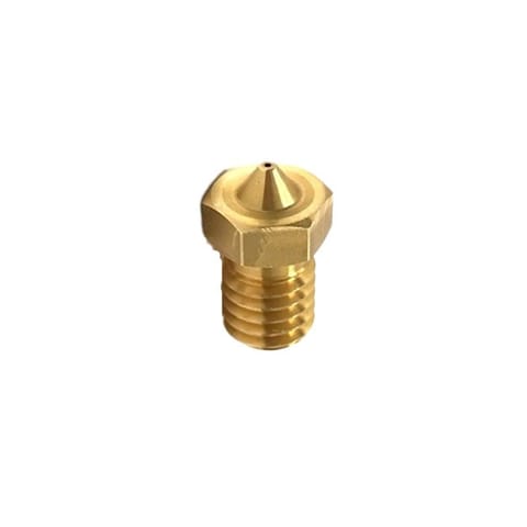 M6 Thread Brass Nozzle V5 V6 UM Compatible – 1.75mm x 0.2mm (for 3D printer)