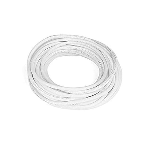 High Quality Ultra Flexible 8AWG Silicone Wire 10m (White)