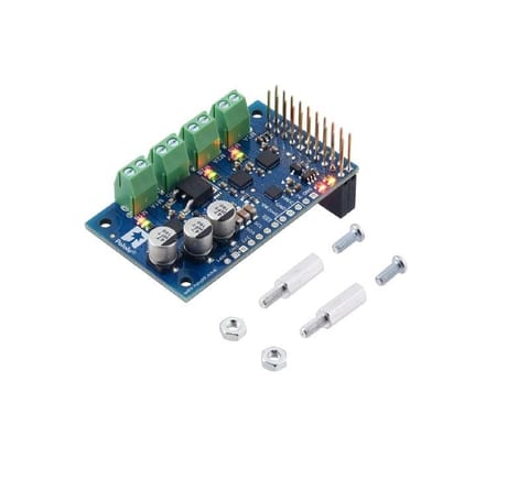 Motoron M3H256 Triple Motor Controller for Raspberry Pi (Connectors Soldered)