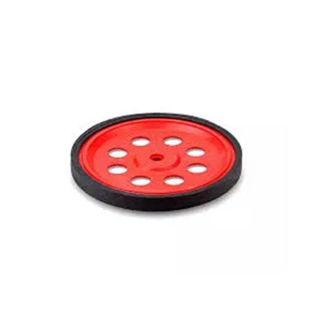 Servo Motor Wheel Red-6mm Hole Diameter